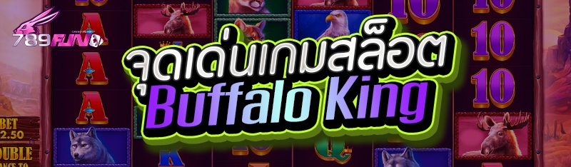 จุดเด่นเกมสล็อต Buffalo King